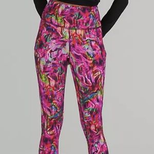 NWT lululemon Fast and Free High-Rise Tight 25” Pink Multi – Sz. 16 – Orig. $128